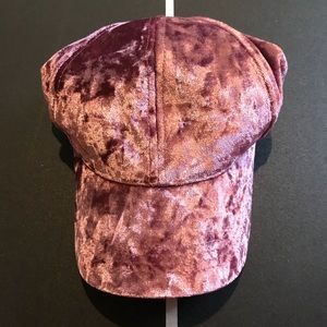 Velvet baseball hat